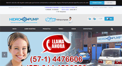 Desktop Screenshot of hidropumpsas.com