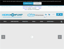Tablet Screenshot of hidropumpsas.com